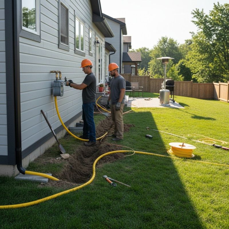 Fire Pit Gas Line Installation in Sacramento, CA