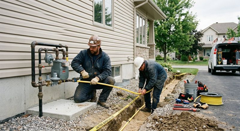 Gas Line Relocation in Columbus, OH