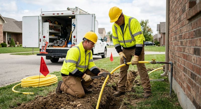 Gas Line Rerouting in Sacramento, CA