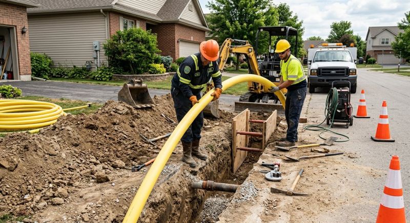 Gas Line Rerouting in Annapolis, MD