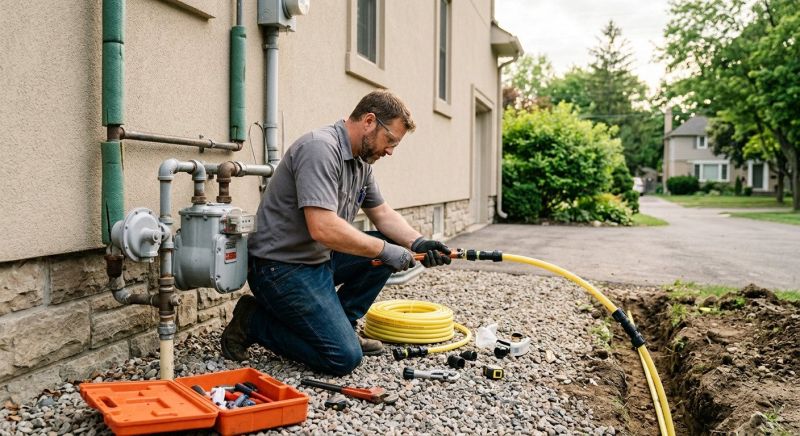 Gas Line Rerouting in Sacramento, CA