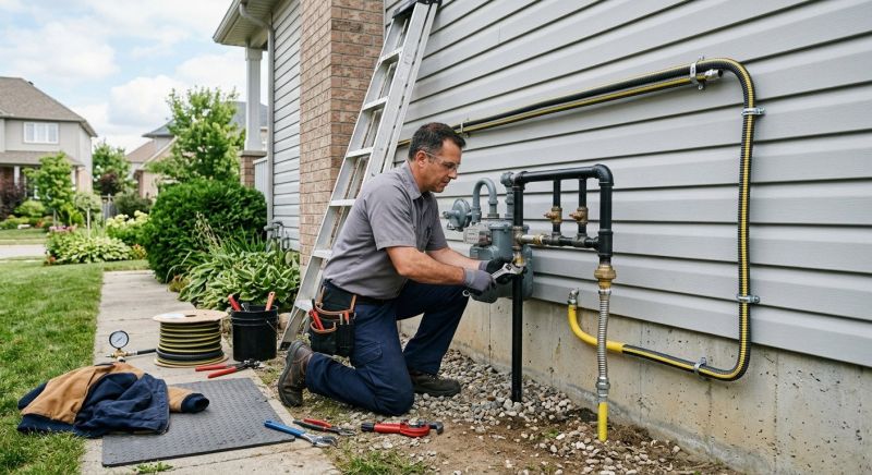 Gas Line Rerouting in Columbus, OH
