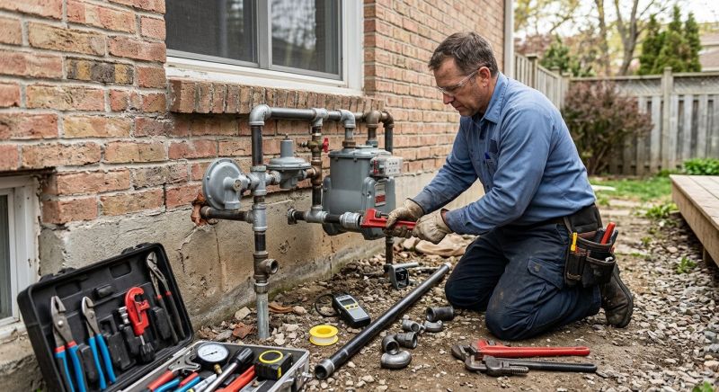 Gas Plumbing Repair in Fredericksburg, VA