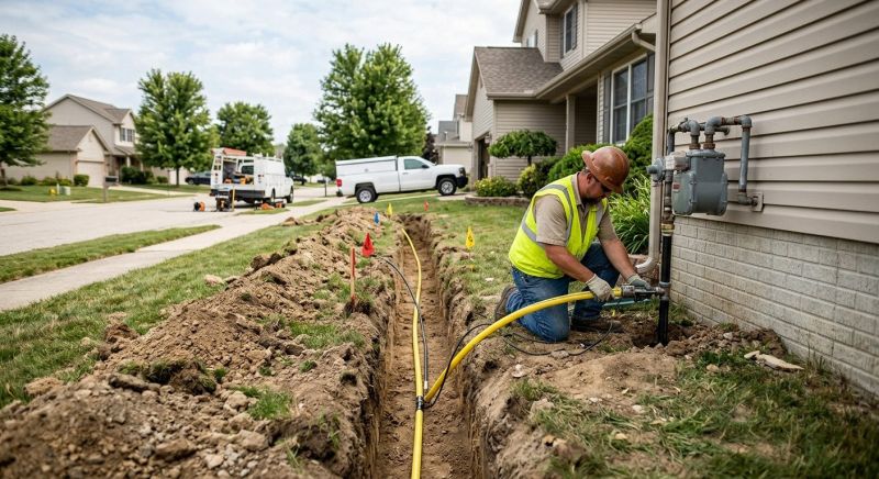 Underground Gas Line Service in Columbus, OH
