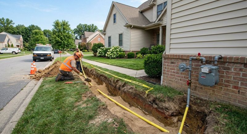 Underground Gas Line Service in Sacramento, CA